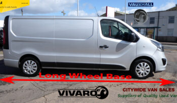 2019/19 Vauxhall Vivaro 2900 1.6CDTI BiTurbo 125PS Sportive H1 LWB Van full