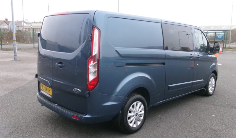 2020/20 Ford Transit Custom 2.0 EcoBlue 130ps Low Roof 6 Seater Double Cab Limited Van full