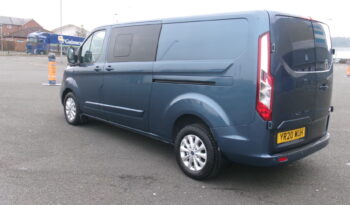 2020/20 Ford Transit Custom 2.0 EcoBlue 130ps Low Roof 6 Seater Double Cab Limited Van full