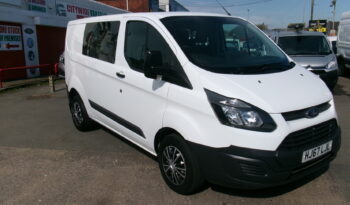 2017/17 Ford Transit Custom 2.0 TDCi 105ps Low Roof 6 Seater Factory Fitted D/Cab full