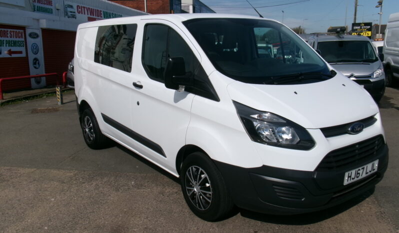 2017/17 Ford Transit Custom 2.0 TDCi 105ps Low Roof 6 Seater Factory Fitted D/Cab full