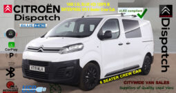 2019/19 Citroen Dispatch 1400 2.0 BlueHDi 120 6  Seater Crew Van Enterprise