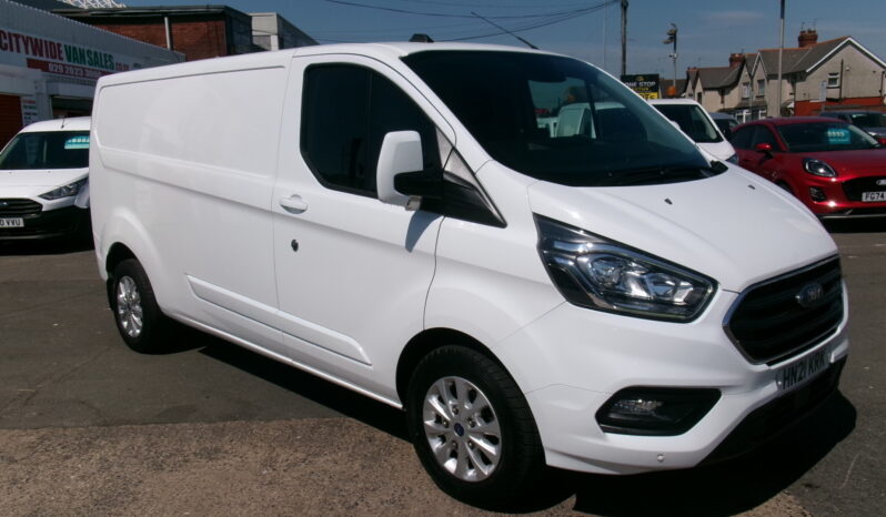 2021/21 FORD TRANSIT CUSTOM 2.0 EBL 130 300 LWB LIMITED L/R PanelVan full