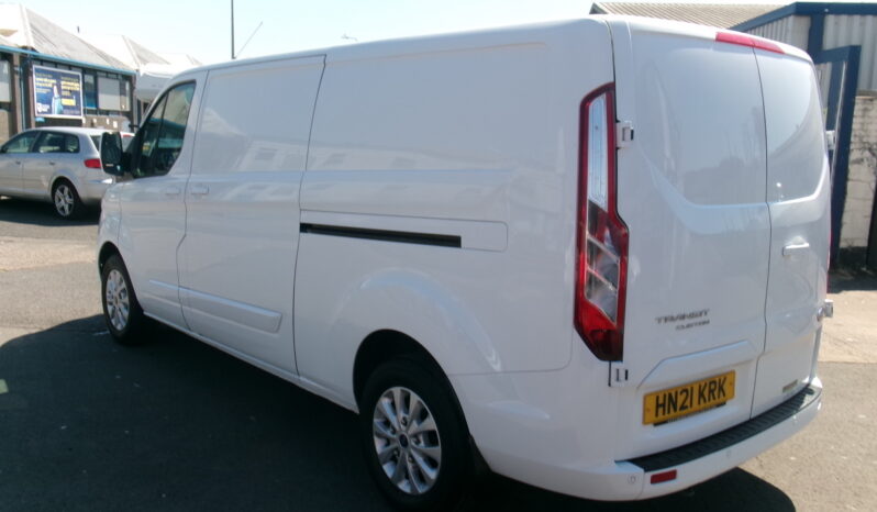 2021/21 FORD TRANSIT CUSTOM 2.0 EBL 130 300 LWB LIMITED L/R PanelVan full