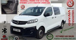 2022/71 Vauxhall Vivaro 3100 2.0d 145PS Dynamic H1 6 Seater Double Cab