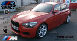 2012/12 BMW 1 SERIES 125d M SPORT 5-DOOR HATCHBACK – CAT N – ORANGE – DIESEL
