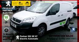 2019/19 Peugeot Partner 552 SE 67 Electric Van Automatic