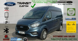 2018/68 Ford Transit Custom 2.0 EcoBlue 130ps LWB High Roof Limited Van